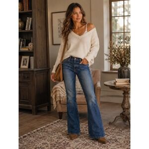 Levi Red Tab Bootcut Jeans Womens W29 L32 Blue Y2K Indie Western